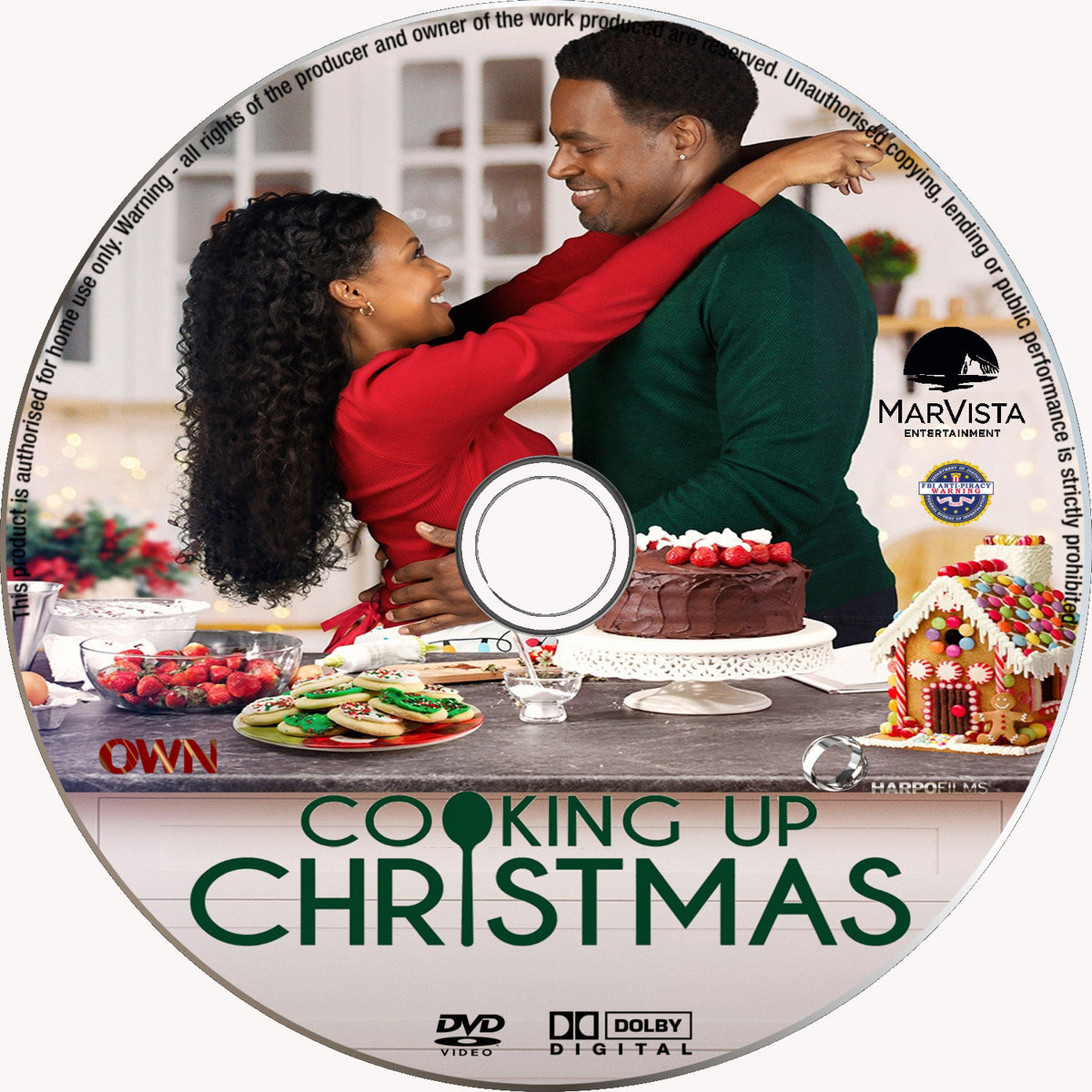 Cooking Up Christmas DVD DISC ONLY 2020 Seaview Square Cinema