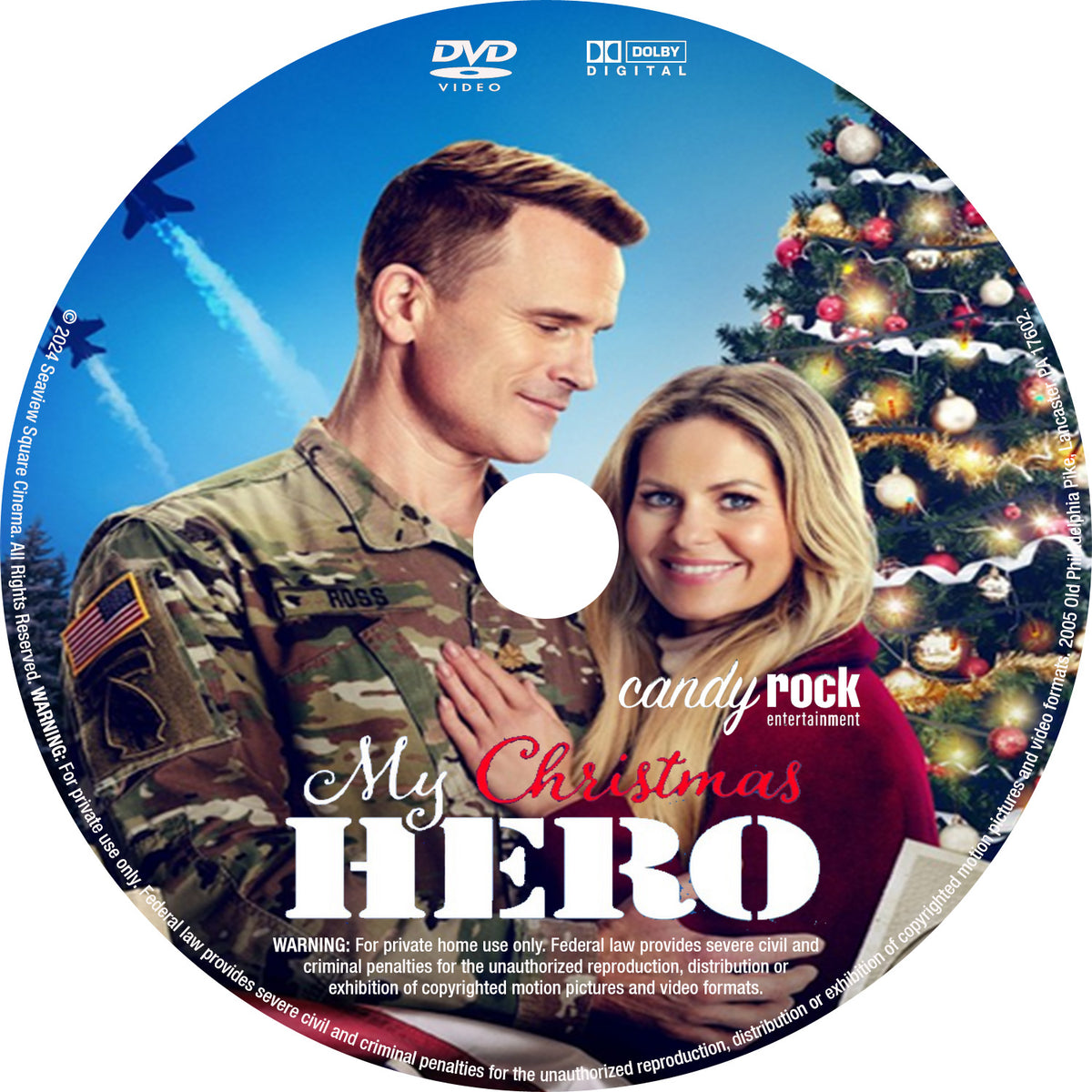 My Christmas Hero [DVD] [DISC ONLY] [2023] Seaview Square Cinema