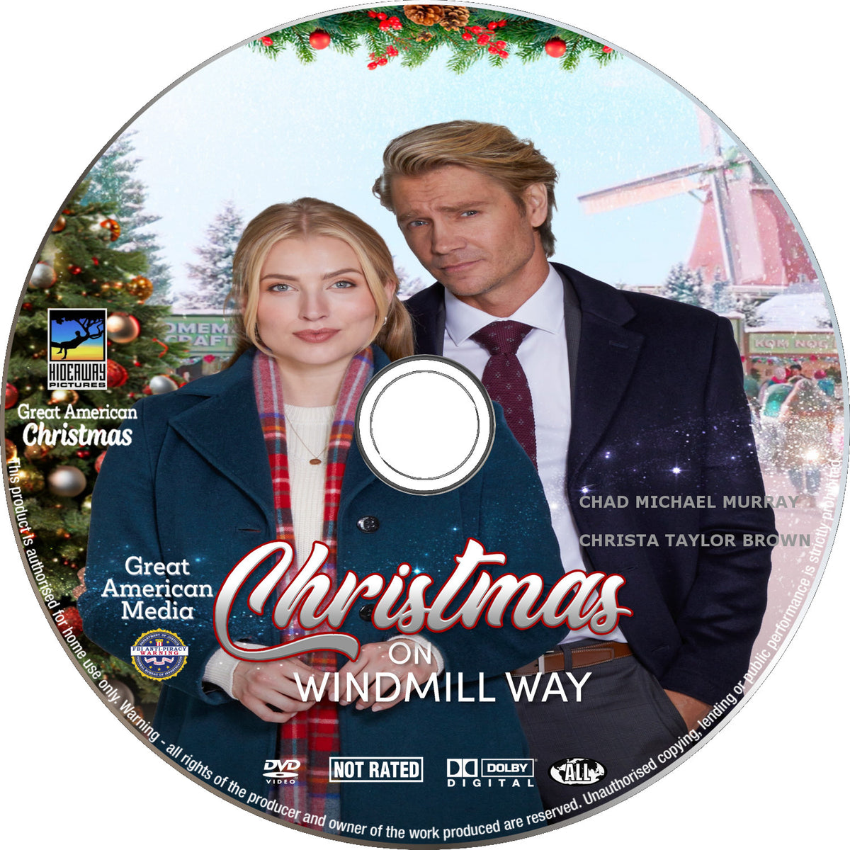 Christmas On Windmill Way [DVD] [DISC ONLY] [2023] Seaview Square Cinema