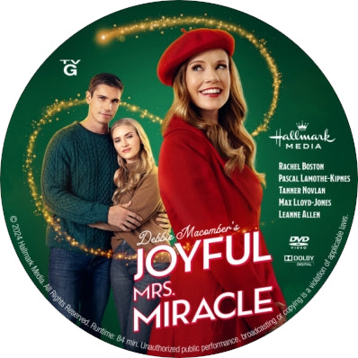 Debbie Macomber's Joyful Mrs. Miracle [DVD] [DISC ONLY] [2024]