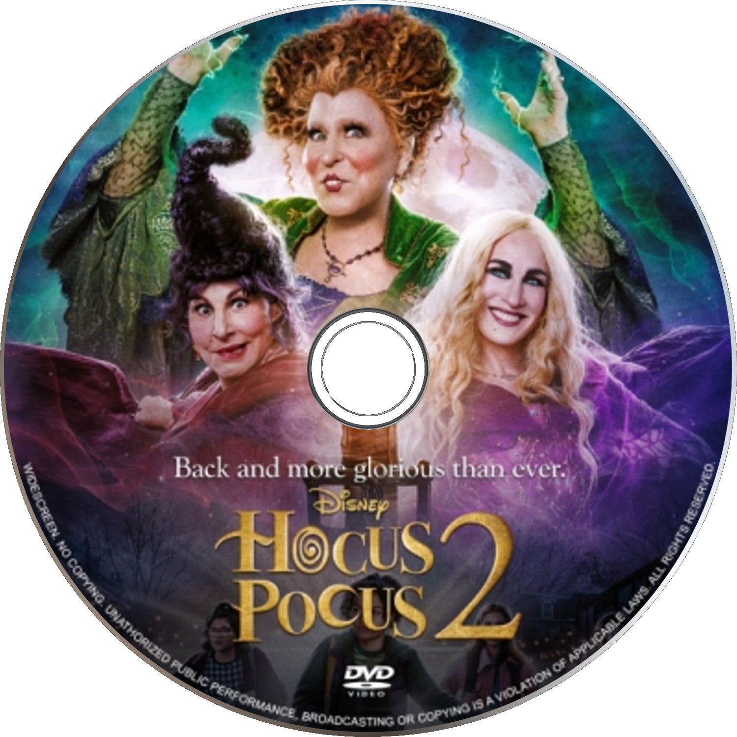 Hocus Pocus 2 [DVD] [DISC ONLY] [2022] Seaview Square Cinema