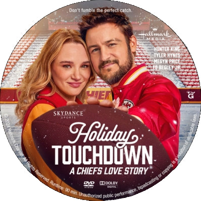 Holiday Touchdown:  A Chiefs Love Story [DVD] [DISC ONLY] [2024]