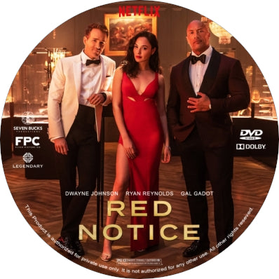 Red Notice [DVD] [DISC ONLY] [2021]