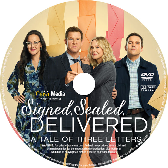 Signed, Sealed, Delivered:  A Tale Of Three Letters [DVD] [DISC ONLY] [2024]