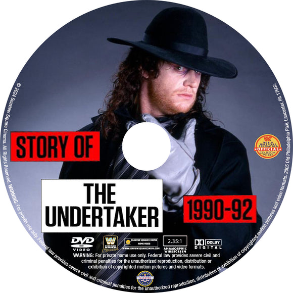 Story Of The Undertaker:  The Mortician Years (1990-92) [DVD] [DISC ONLY] [2024]